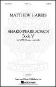 Shakespeare Songs No. 5 SATB Choral Score cover